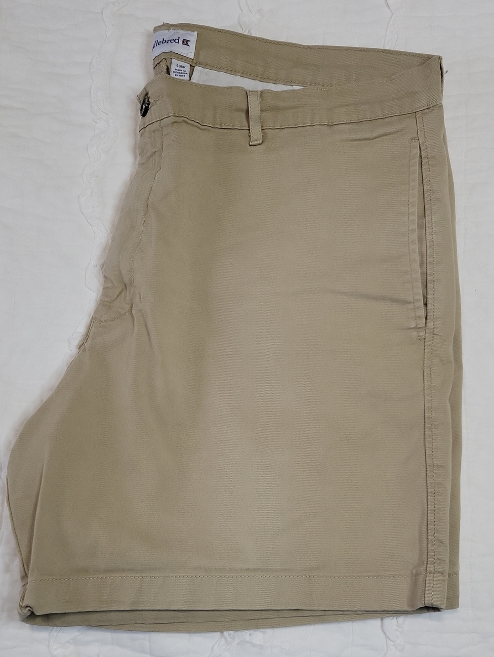 Saddlebred Khaki Shorts 40 7" Inseam EUC